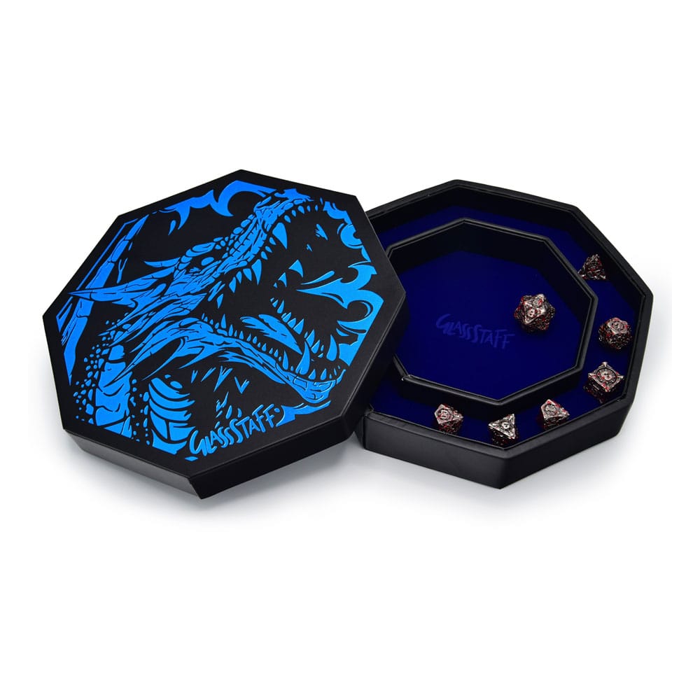 CritStones Arena Dice Tray Blue Dragon Glassstaff