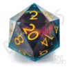 CritStones Liquid Core Dice D20 Eye Of The Oracle 5 Cm Glassstaff