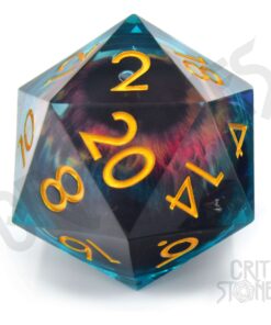 CritStones Liquid Core Dice D20 Eye Of The Oracle 5 Cm Glassstaff