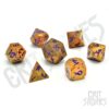 CritStones Metal Dice Set Shattered Sigils (7) Glassstaff