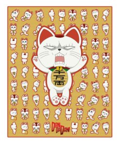 Dandadan Blanket Turbo Granny (Maneki-neko) 120 X 153 Cm Sakami Merchandise