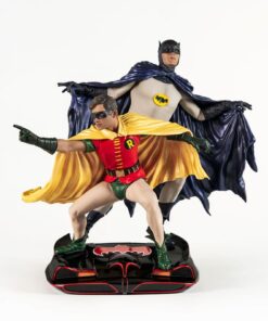 Dc Comics Pvc Diorama Statua 1/8 Batman & Robin 1966 23 Cm Pure Arts