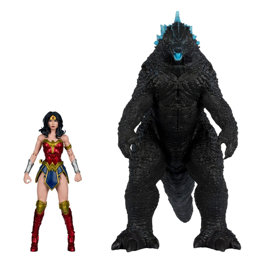 DC Justice League Monsterverse DC Multiverse Action Figures 2-Pack Wonder Woman Vs. Atomic Blast Godzilla 18 Cm McFarlane Toys