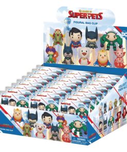 Dc Super Pets 3d Pvc Bag Clips Series 1  Con Figure Int.