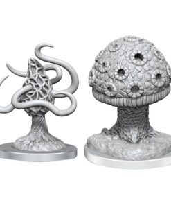 D&d Nolzur's Marvelous Miniatures Unpainted Miniatures 2-pack Shrieker & Violet Fungus Wizbambino
