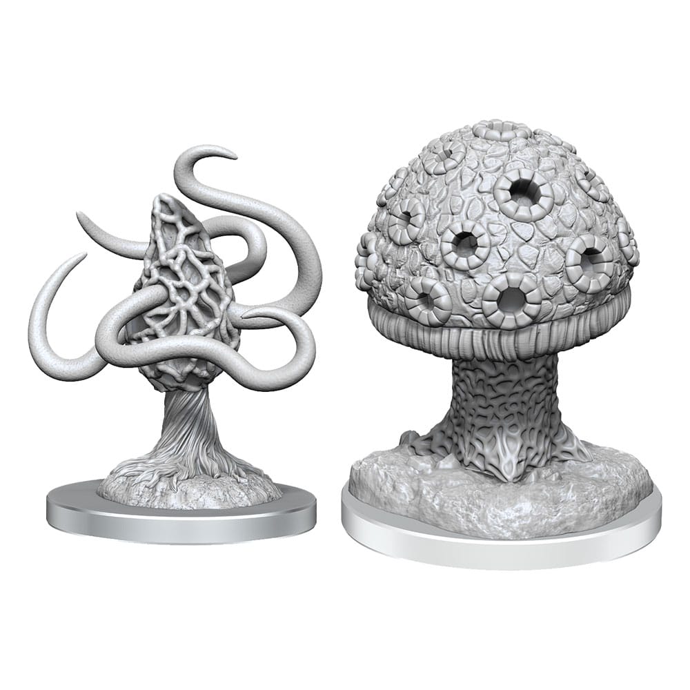 D&d Nolzur's Marvelous Miniatures Unpainted Miniatures 2-pack Shrieker & Violet Fungus Wizbambino