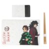 Demon Slayer Ceramic Sushi Set Con Bacchette Cinesi Tanjiro & Giyu Just Funky