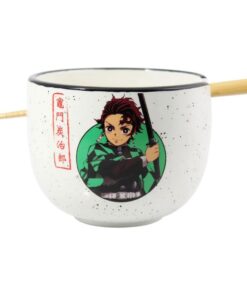 Demon Slayer Ramen Ciotola Con Bacchette Cinesi Tanjiro 414 Ml Just Funky