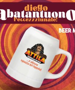 Diego Abatantuono Attila Excl Beer Tazza Boccale Infinite Statua