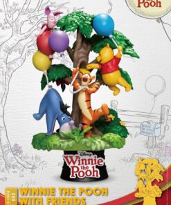 Disney D-stage Pvc Diorama Winnie The Pooh Con Friends 16 Cm Beast Kingdom Toys