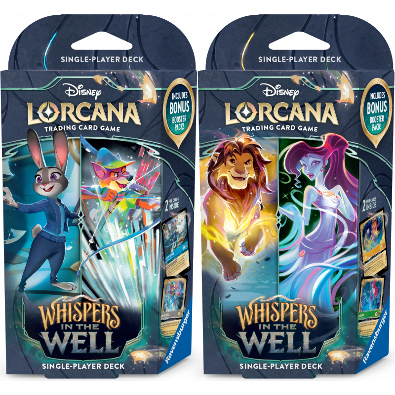 Disney Lorcana Whispers in the Well Starter Deck Bundle (ENG) Ravensburger