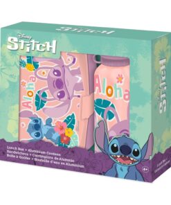Disney Stitch Aluminium Bottiglia 500ml + Contenitore Per Il Pranzo Bambino Licensing