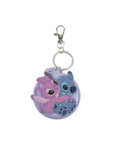 Disney Stitch & Angel Portachiavi Brush E Mirror Peers Hardy