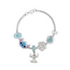 Disney Stitch Ciondolo Braccialetto Silver Peers Hardy