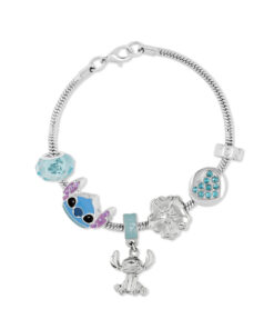 Disney Stitch Ciondolo Braccialetto Silver Peers Hardy