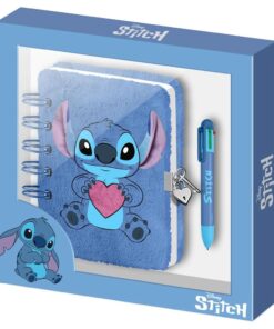 Disney Stitch Diario Peluche + Pen Karactermania