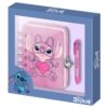 Disney Stitch Disney Angel Heart Peluche Diario + Pen Karactermania