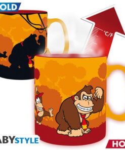Donkey Kong - Tazza Heat Change - 460 Ml - Donkey Kong