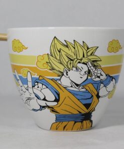 Dragon Ball Z Ramen Ciotola Con Bacchette Cinesi Goku 473 Ml Just Funky