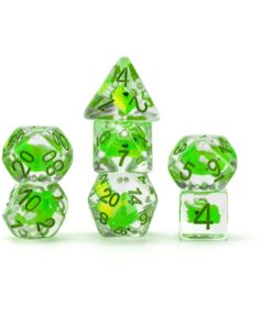 Dragon Storm Inclusion Dice Set Green Dragon (7) FanRoll