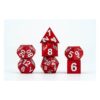 Dragon Storm Sharp Edge Silicone Dice Set Red Dragon Scales (7) FanRoll