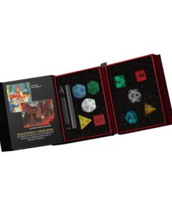 Dungeons & Dragons Dice Set 50th Anniversary: Then & Now (Holmes Retro Replica & Modern Holmes Inspired) FanRoll