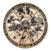 Dungeons & Dragons Spilla Badge Alignment Spinner 24k Gold Plated Edizione Limitata Fanattik