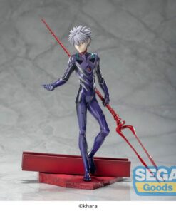 Evangelion: 3.0+1.0 Thrice Upon A Time Luminasta Pvc Statua Kaworu Nagisa X Spear Of Longinus 21 Cm Sega