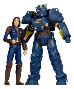 Fallout 4 Statua 2-pack T-60 Vault Tec & Sole Survivor 18 Cm Mcfarlane Toys