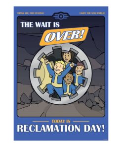 Fallout Art Print Reclamation Day Edizione Limitata 42 X 30 Cm Fanattik