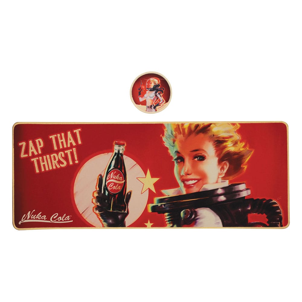Fallout Desk Pad & Sottobicchiere Set Nuka-cola Fanattik