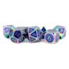 Fanroll Dice Set Arcobaleno Con Blue Enamel (7) Fanroll