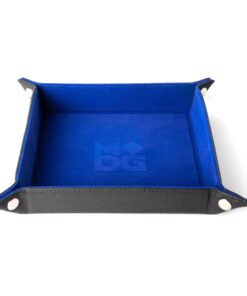 FanRoll Folding Dice Tray Velvet Blue FanRoll