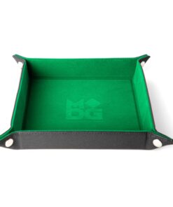 FanRoll Folding Dice Tray Velvet Green FanRoll