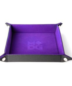 FanRoll Folding Dice Tray Velvet Purple FanRoll