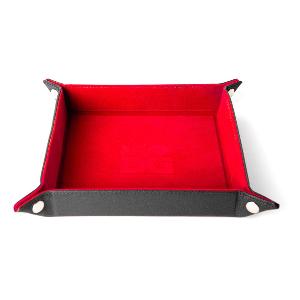 FanRoll Folding Dice Tray Velvet Red FanRoll