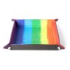Fanroll Folding Dice Tray Velvet Watercolor Arcobaleno Fanroll