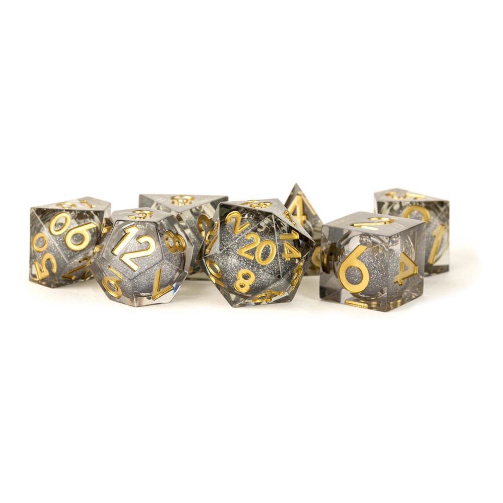 FanRoll Liquid Core Dice Set Vanishing Oil (7) FanRoll
