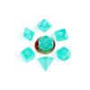 FanRoll Mini Dice Set Stardust Turquoise (7) FanRoll
