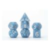 FanRoll Sharp Edge Silicone Dice Set Glacial Debris (7) FanRoll