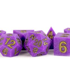 FanRoll Sharp Edge Silicone Dice Set Regal Ricochet (7) FanRoll