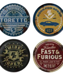 Fast & Furious Sottobicchiere 4-pack Vintage Style Fanattik
