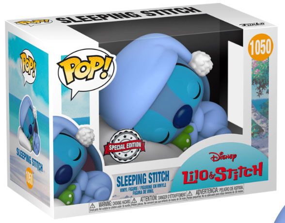 FUNKO POPS LILO & STITCH SLEEPING STITCH 1050 DISNEY STITCH - FUNKO