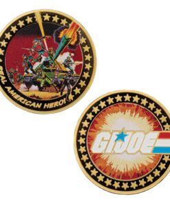 G.i. Joe Collectable Coin A Real American Hero 60th Anniversary 24k Gold Plated Edizione Limitata Fanattik