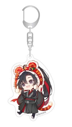 Grandmaster Of Demonic Cultivation Acrylic Portachiavi Wei Wuxian Chibi Style 7 Cm Sakami Merchandise