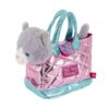 Hand Bag + Peluche Pink Coco Gat 28cm Perletti