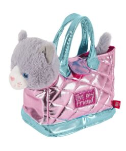 Hand Bag + Peluche Pink Coco Gat 28cm Perletti