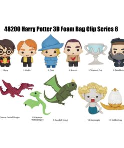Harry Potter 3d Pvc Bag Clips Series 6  Con Figura Int.