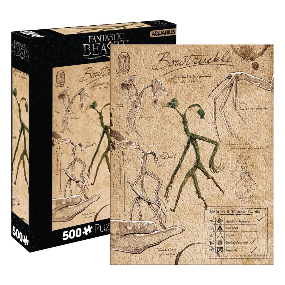 Harry Potter: Animali Fantastici - Bowtruckle 500 Piece Jigsaw Puzzle Nmr Distribution