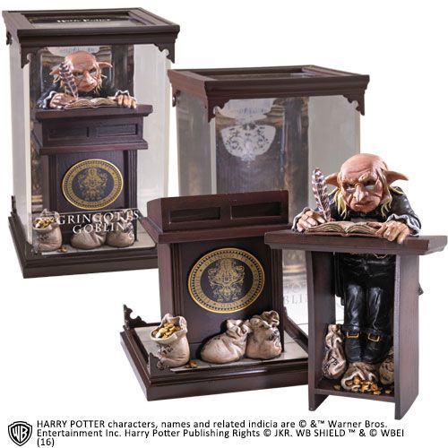 Harry Potter Magical Creatures Statua Gringotts Goblin 19 Cm Noble Collection